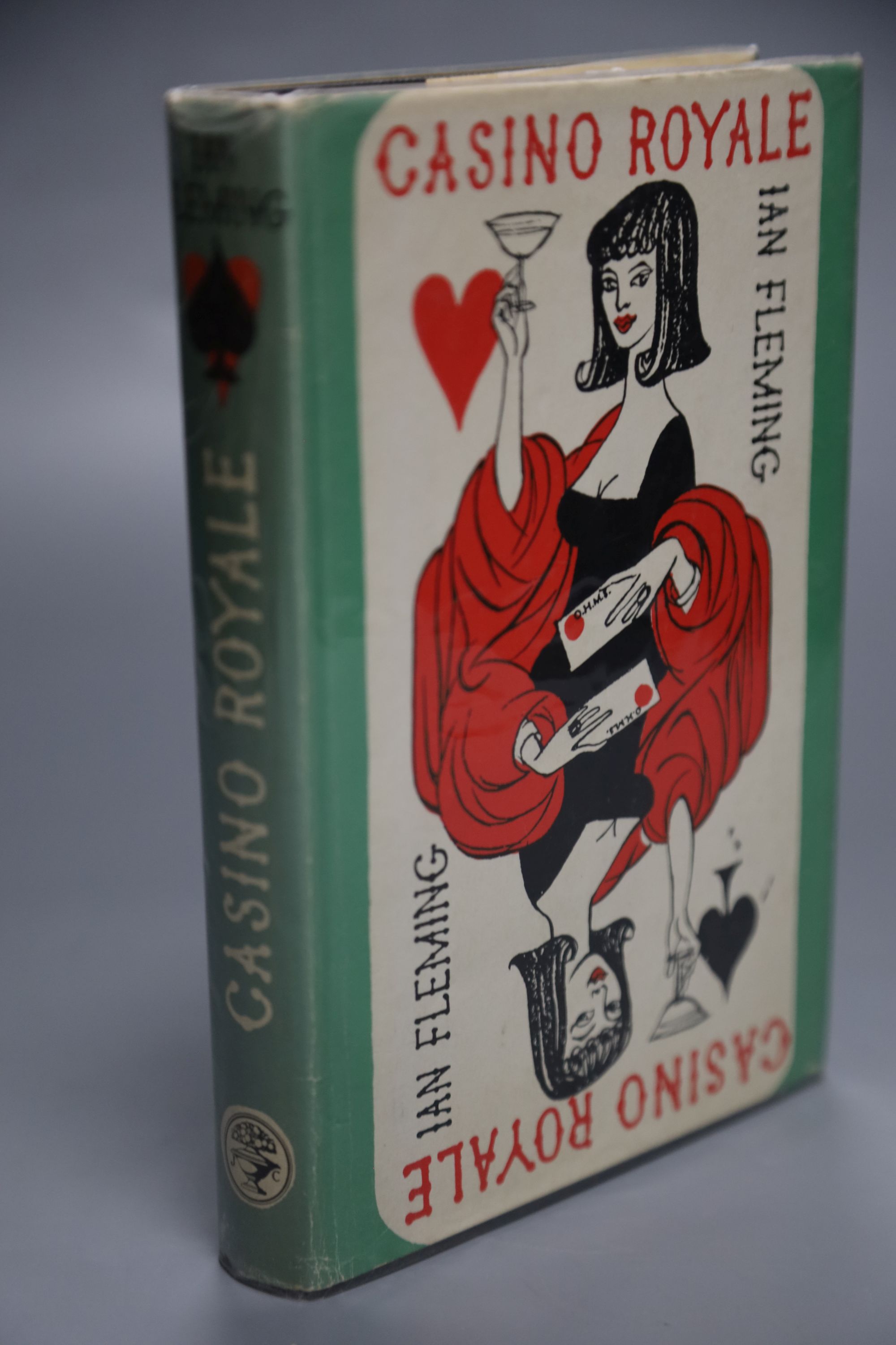 Fleming, Ian - Casino Royale, 4th printing, original cloth, re-issued, 1957